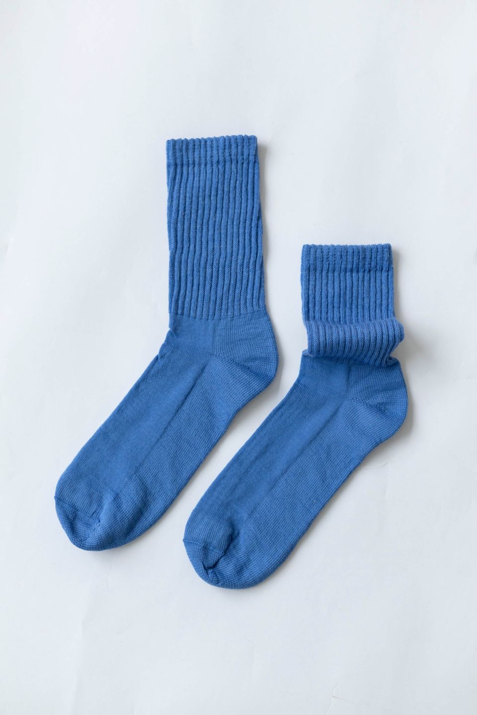 Como merino socks blue