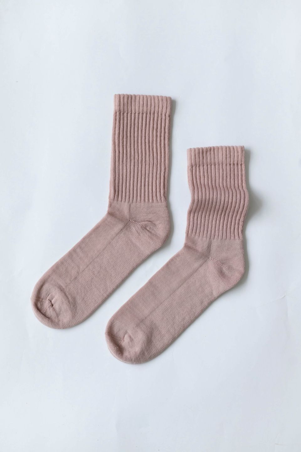 Como merino socks light pink