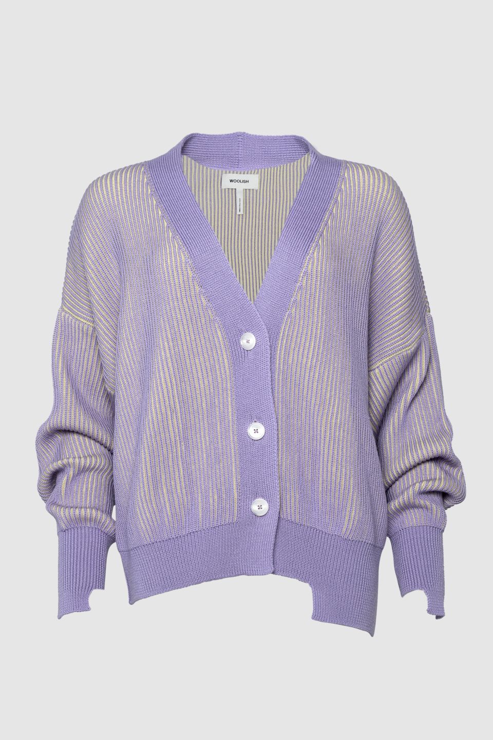 Eva merino cardigan violet