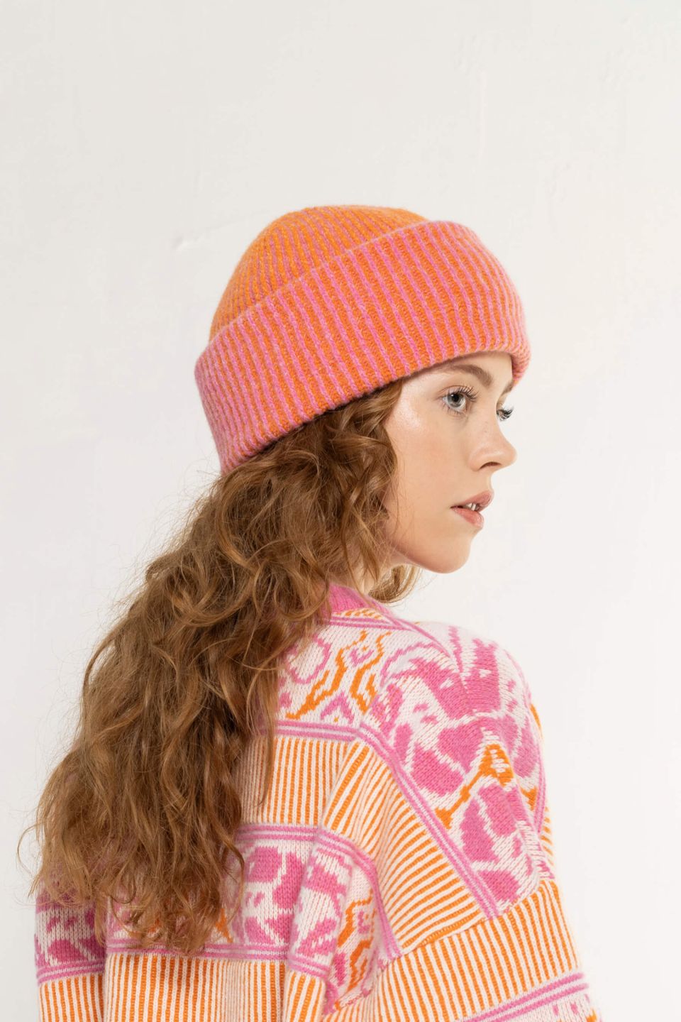Nelli merino hat orange