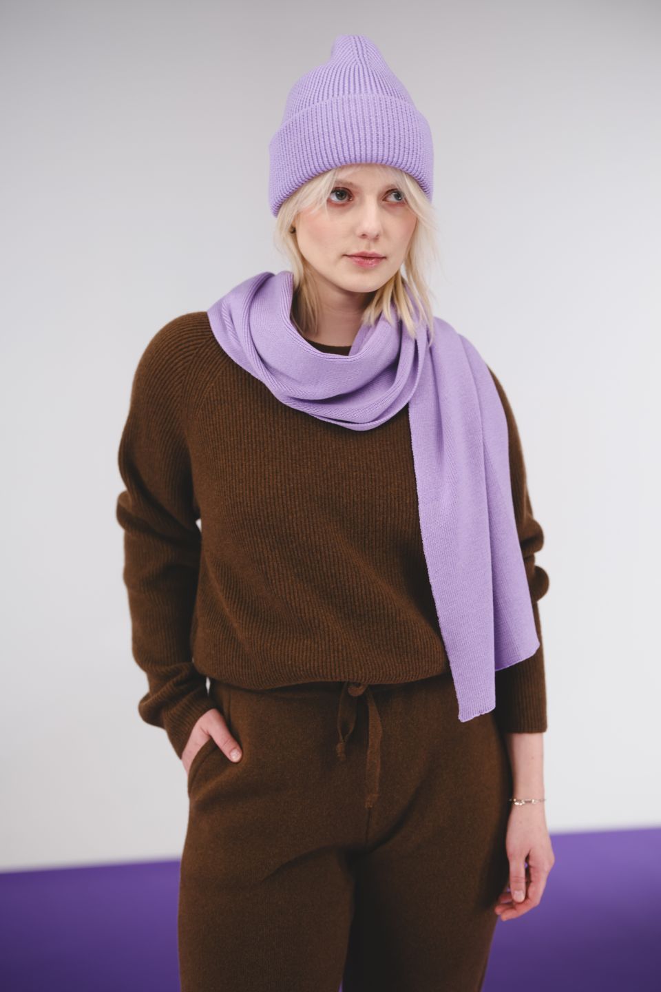 Oita merino sweater brown