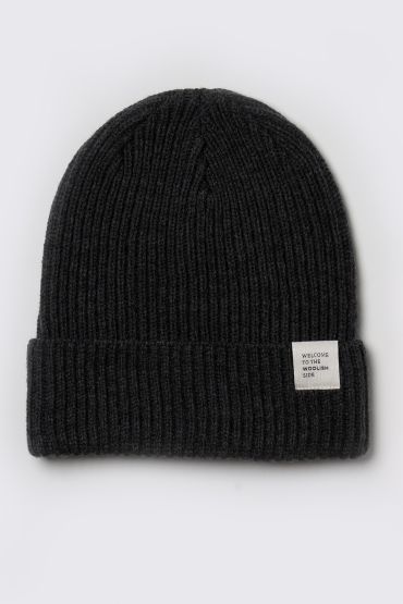 Hiro merino hat charcoal grey
