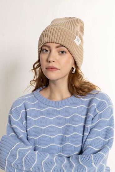 Hiro merino hat beige