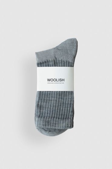 Como merino socks grey
