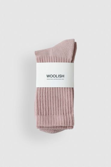 Como merino socks light pink
