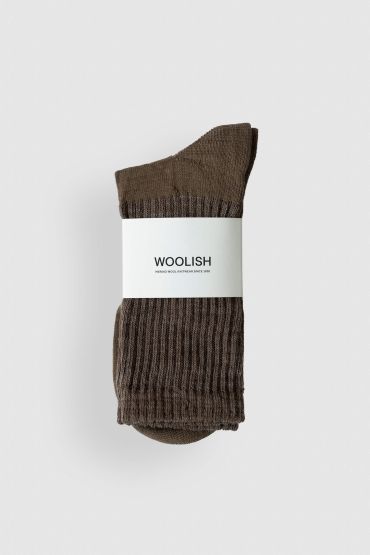 Como merino socks brown