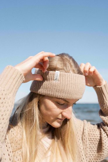 Iida merino headband beige