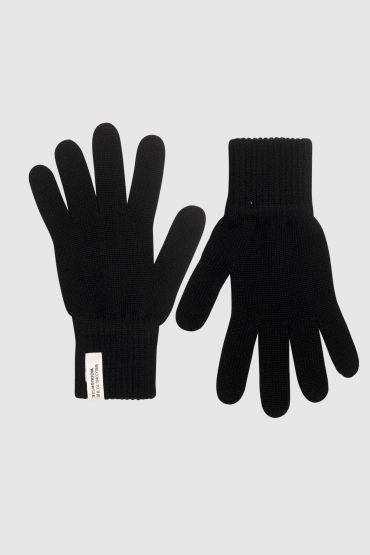 Iki merino gloves black