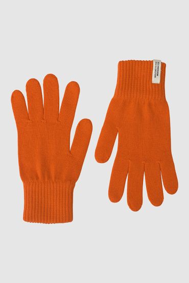 Iki merino gloves orange