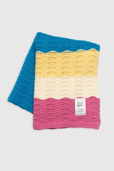 Wave merino throw Woolish
