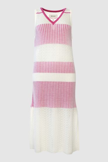 Floe merino dress pink