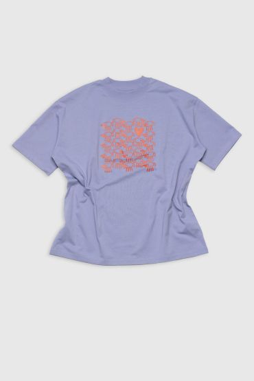 Friendsheep organic cotton t-shirt violet Woolish