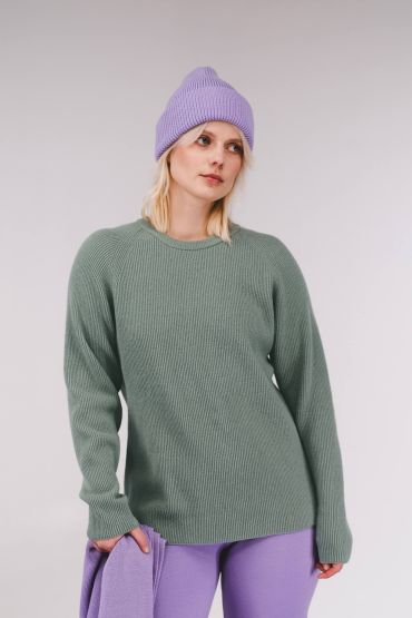 Oita merino sweater sage green
