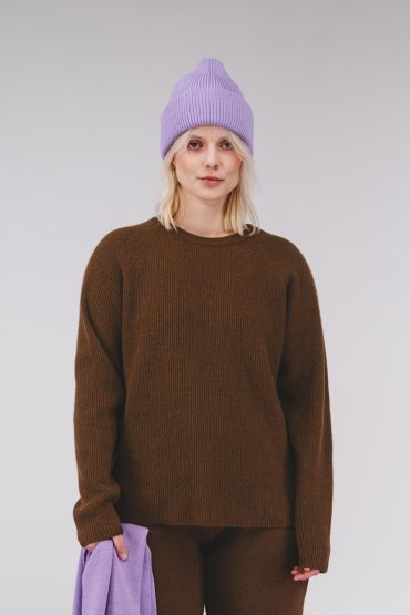 Oita merino sweater brown