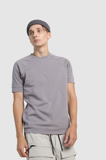 Raglan t-shirt grey